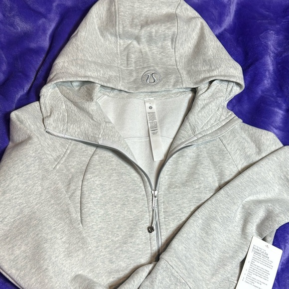 Lululemon Scuba Full Zip Cropped Hoodie/Size 8 NWT - Picture 4 of 8